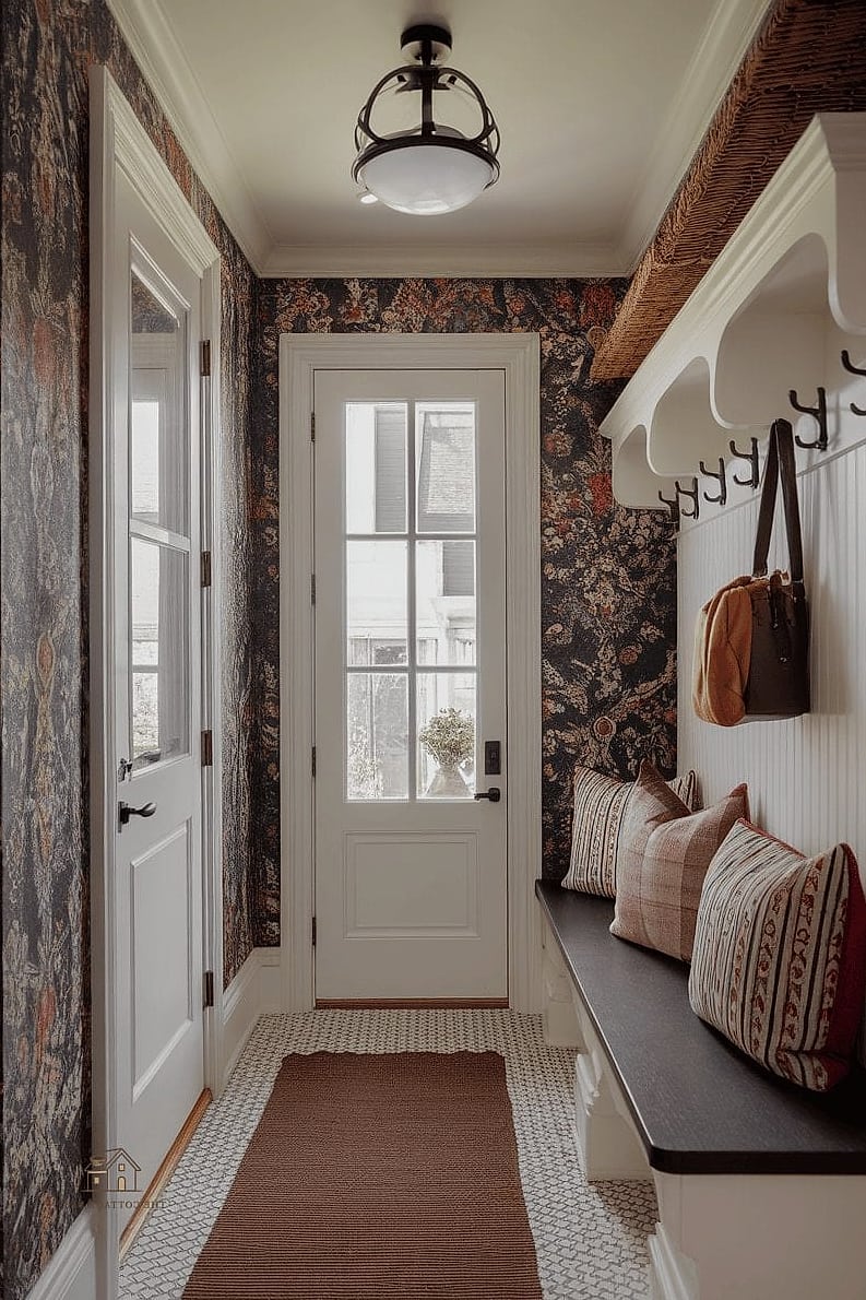 35 Creative Narrow Entryway Ideas That Will Inspire You 9 Built-In Mudroom Nook