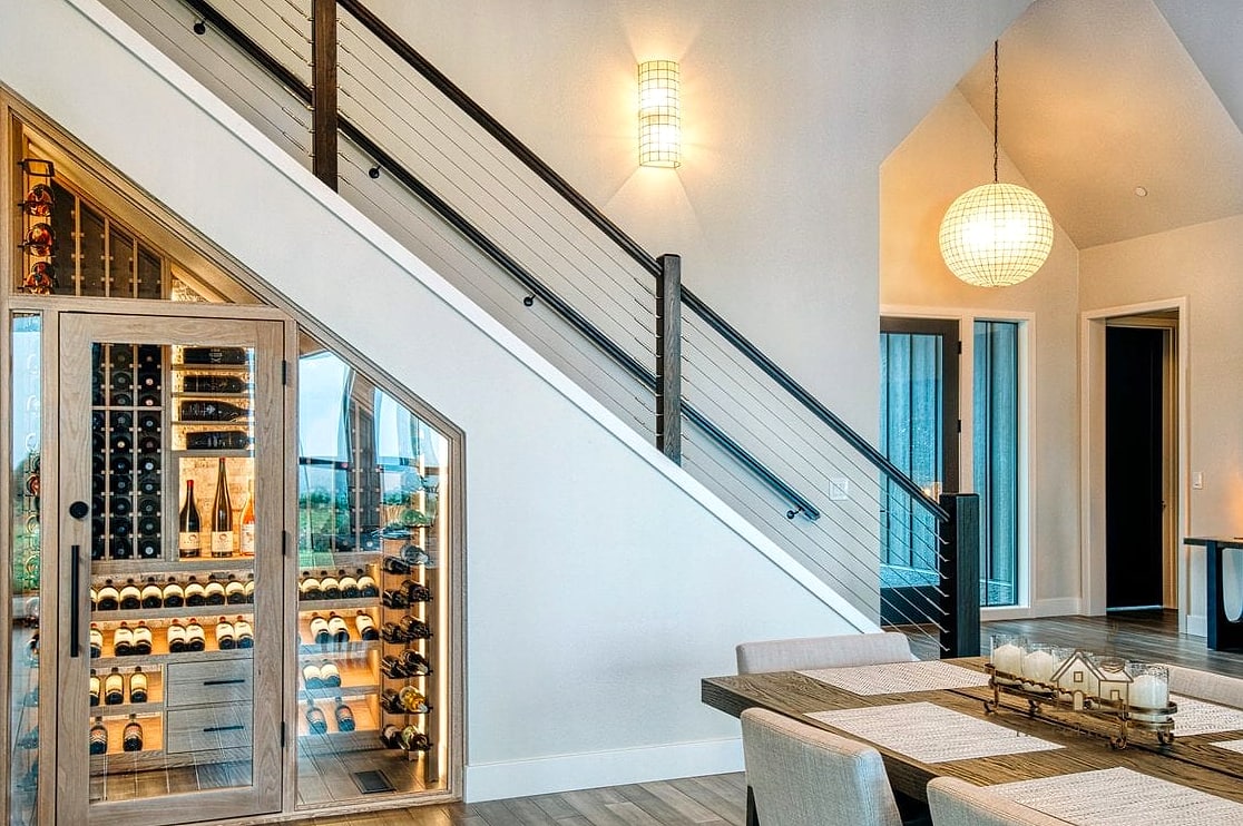 25 Chic Under Stairs Nook Ideas for a Beautiful Home 8 Built-In Wine Bar