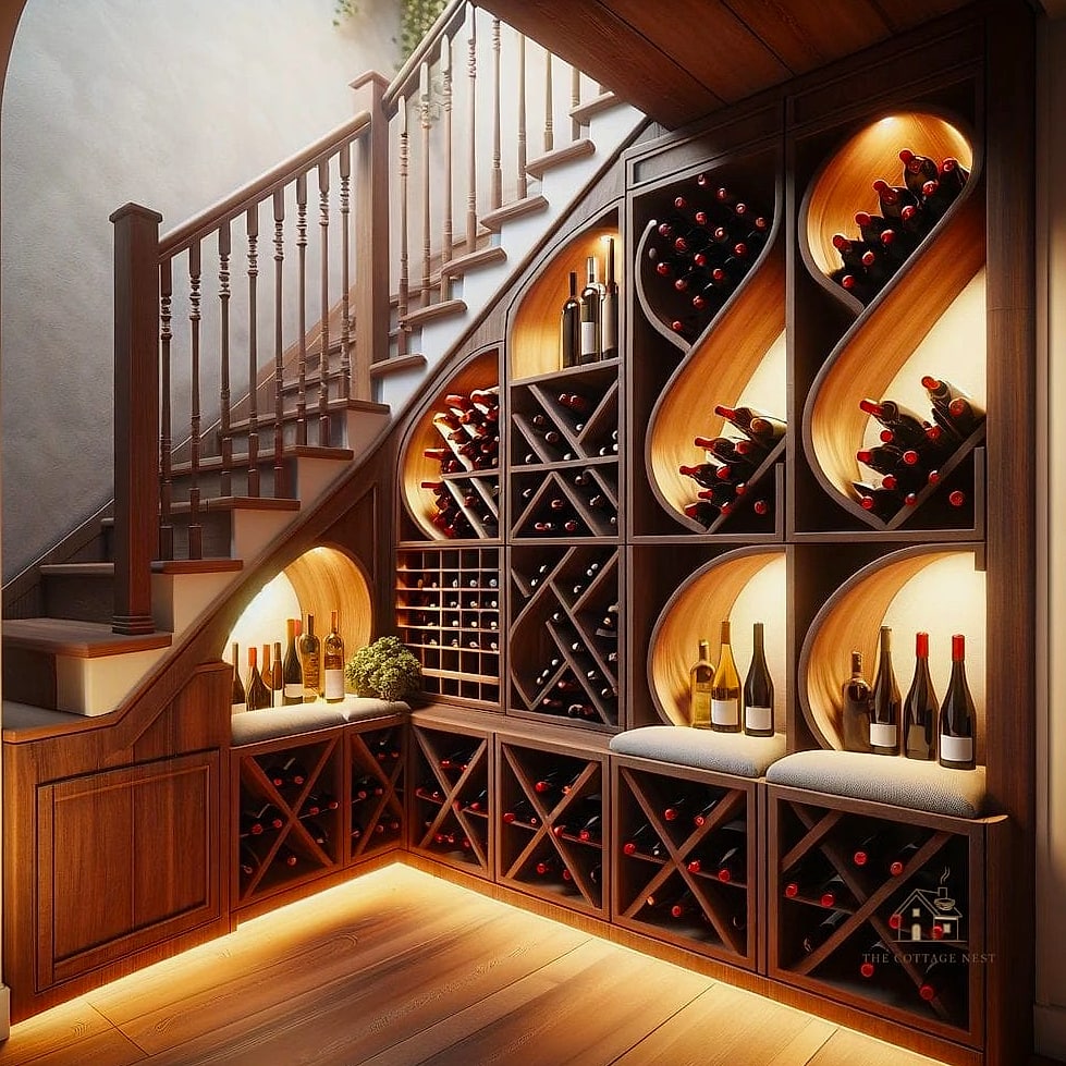Built-In Wine Cellar Look