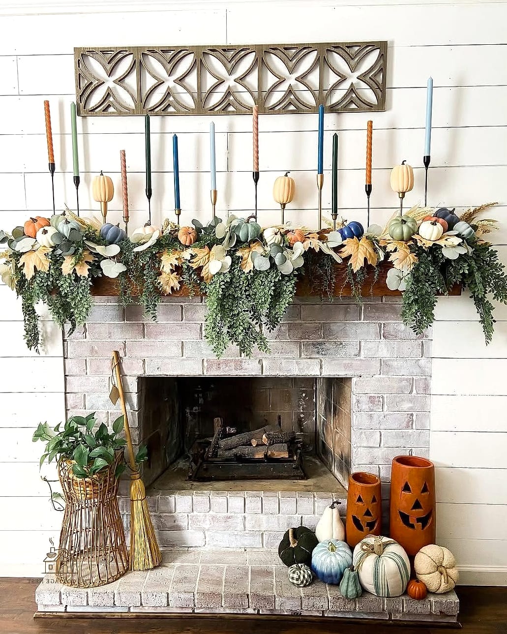 30 Quick Diy Fall Table Centerpieces on a Budget 13 Candlelit Branch Centerpiece