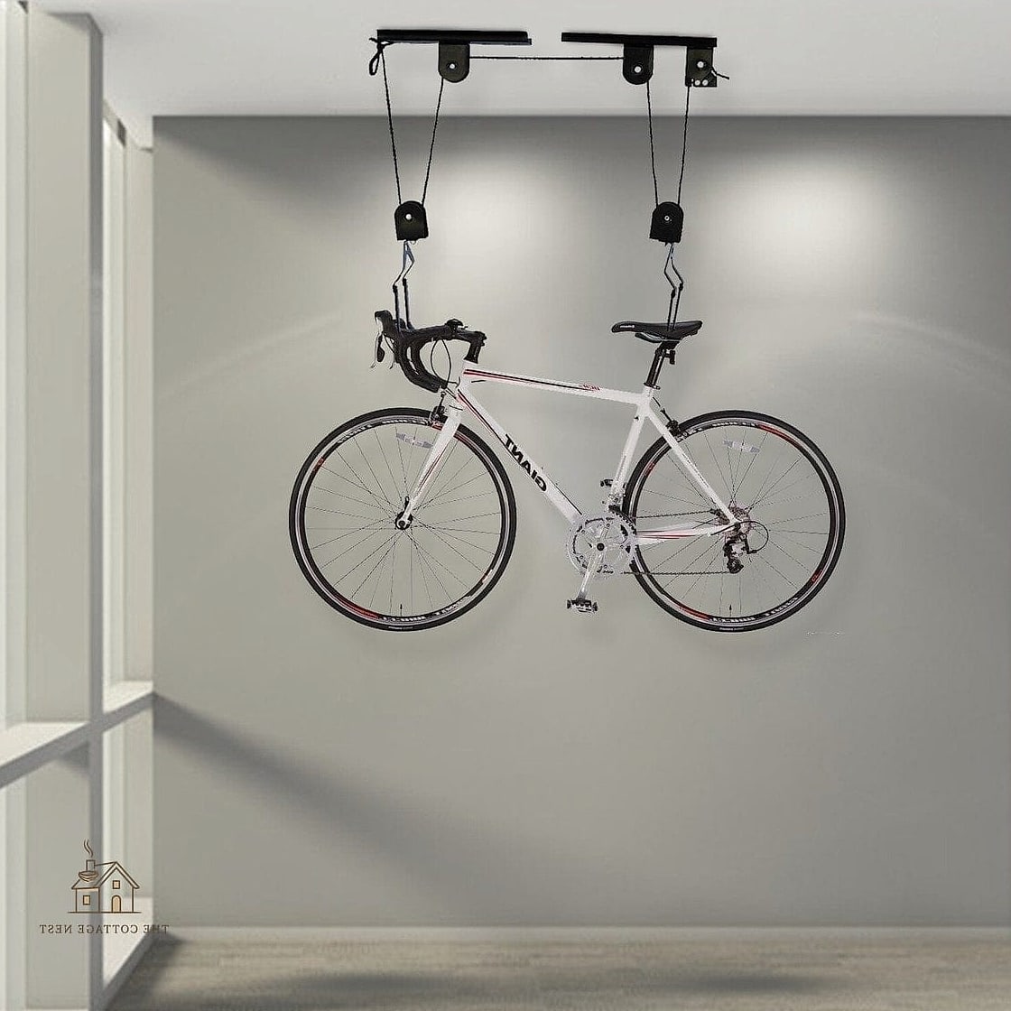 Ceiling-Mounted Pulley System