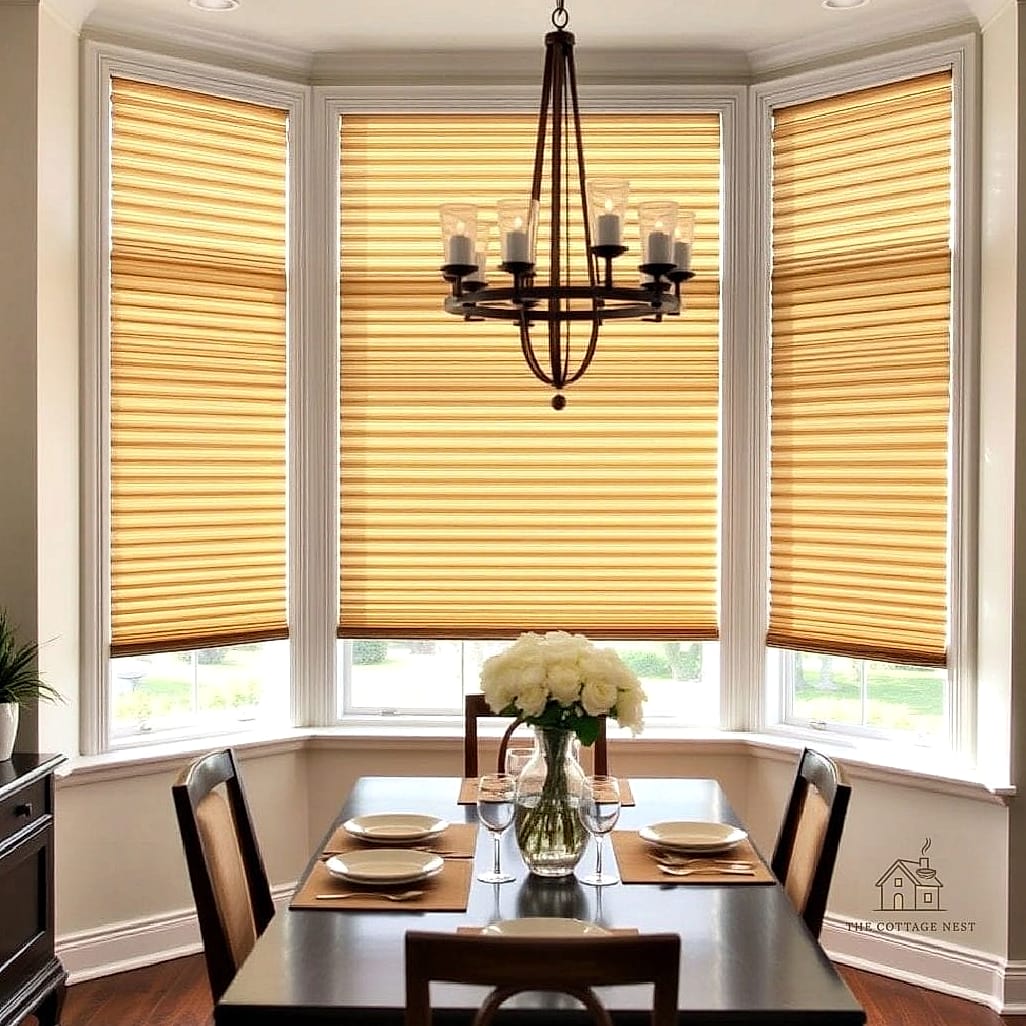 30 Amazing Dining Room Window Treatments on a Budget 14 Cellular Shades on Clearance
