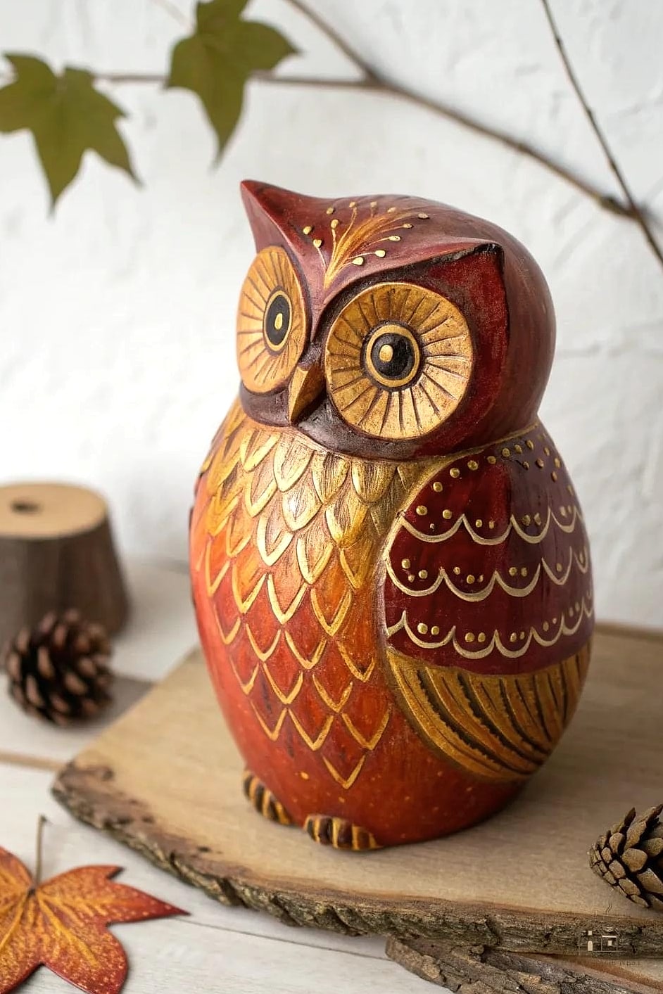 A Ceramic Owl or Woodland Creature Figurine