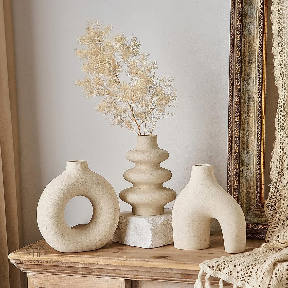 40 Cozy Boho Dining Room Decor Ideas Worth Pinning 19 Ceramic Vases in Earthy Glazes