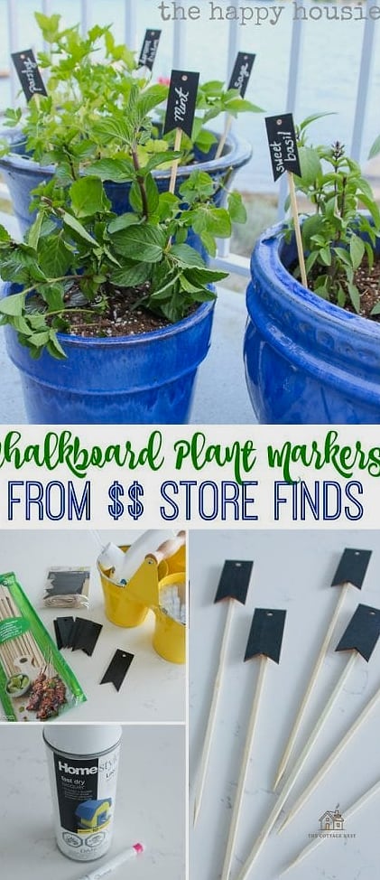 Chalkboard Plant Labels