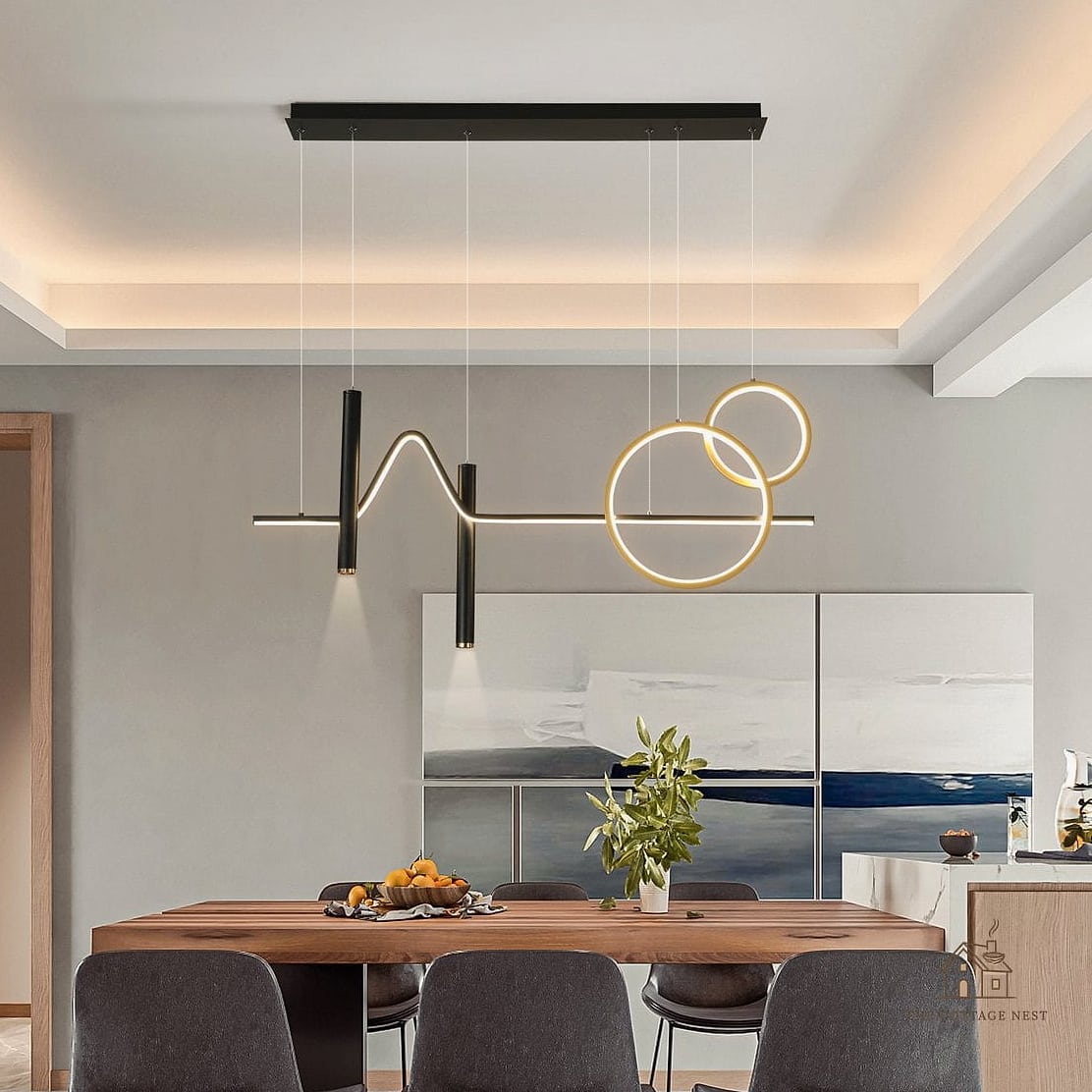 25 Creative Dining Room Chandelier Ideas That Will Inspire You 25 Chandelier with Dimmable Smart Bulbs