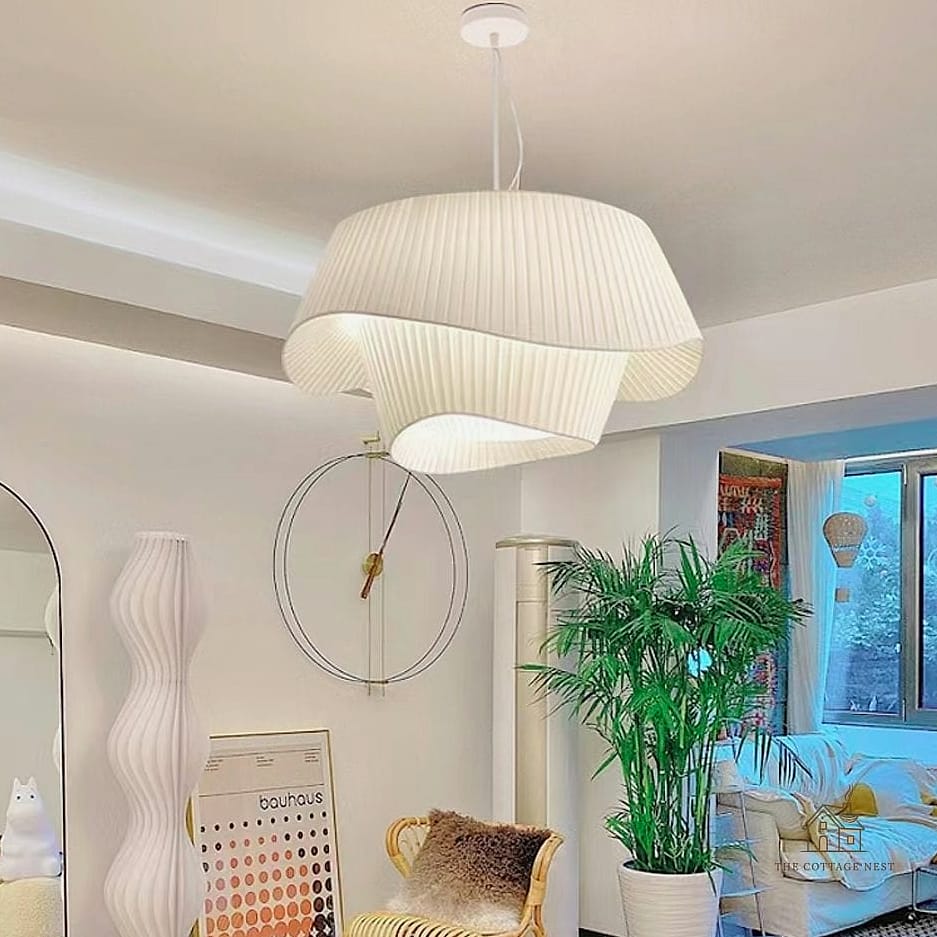 25 Creative Dining Room Chandelier Ideas That Will Inspire You 20 Chandelier with Fabric Shades
