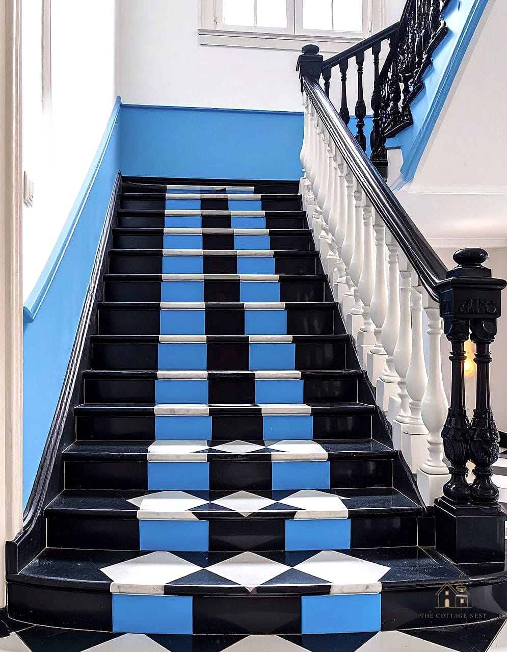 Checkerboard Pattern Risers
