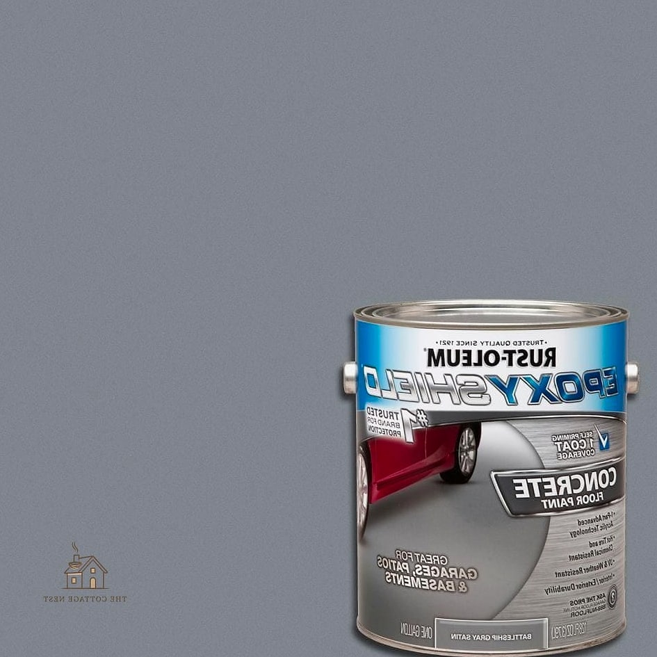 50 Amazing Garage Paint Colors Walls Ideas on a Budget 2 Classic Battleship Gray