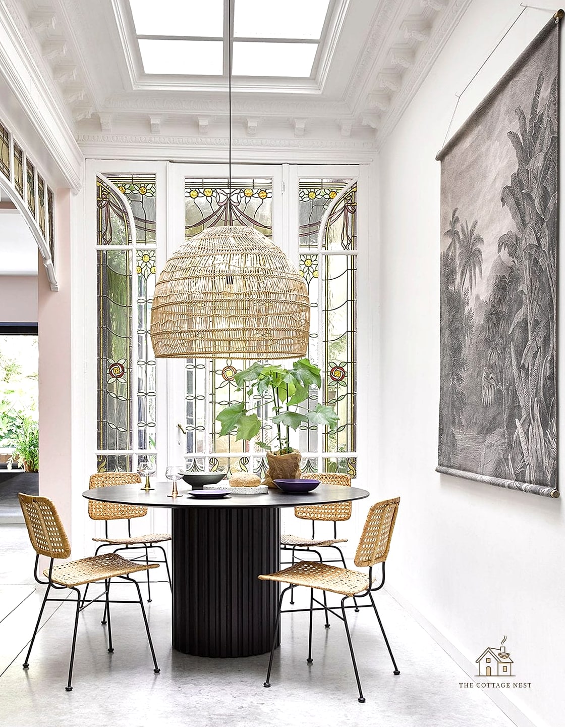 40 Beautiful Dining Room Table Decor Ideas to Transform Your Space 36 A Cluster of Pillar Candles on a Tray