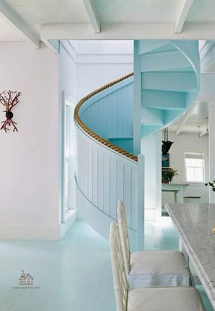 Coastal Blue and White