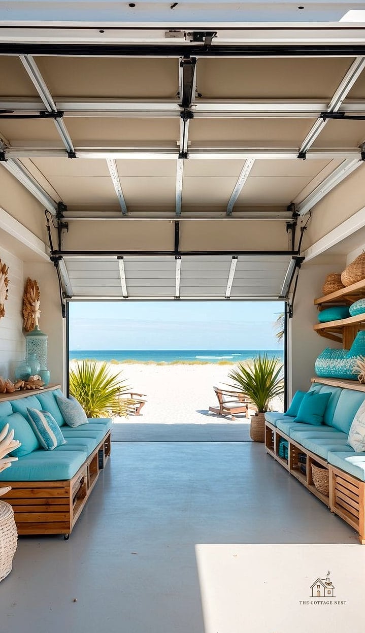 Coastal Grandmother Garage Retreat