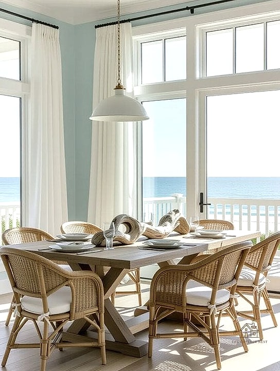 40 Clever Grey Dining Room Ideas for Every Style 13 Coastal Grey with Driftwood Accents