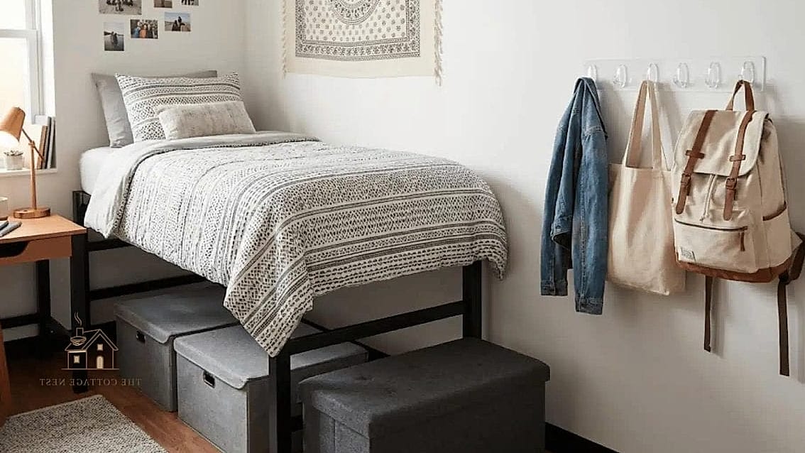 25 Gorgeous Dorm Room Ideas For Guys That Are Totally Doable 2 Command Strip Gallery Wall