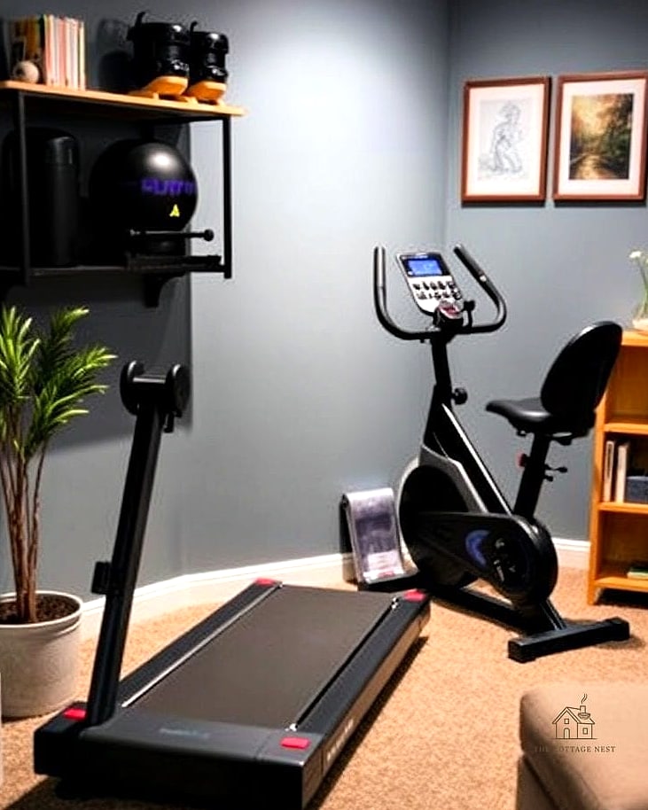 35 Stunning Home Gym Ideas Small Garage You'll Absolutely Love 15 Compact Cardio Corner