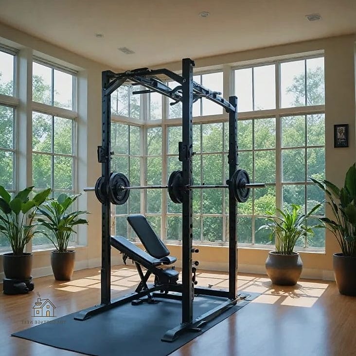 35 Stunning Home Gym Ideas Small Garage You'll Absolutely Love 26 Compact Squat Rack with Pull-Up Attachment