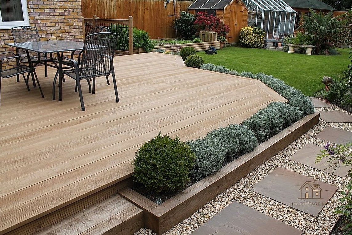 50 Beautiful Garden Border Ideas to Transform Your Space 29 Composite Decking Edging