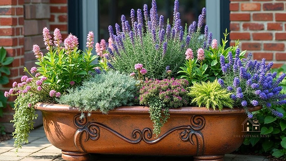 Container Perennial Garden
