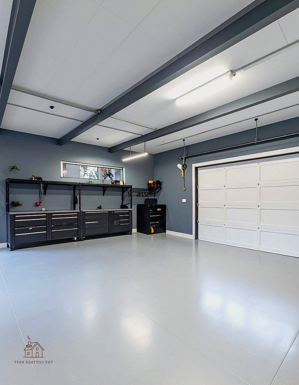 50 Amazing Garage Paint Colors Walls Ideas on a Budget 37 Cool Mist Gray