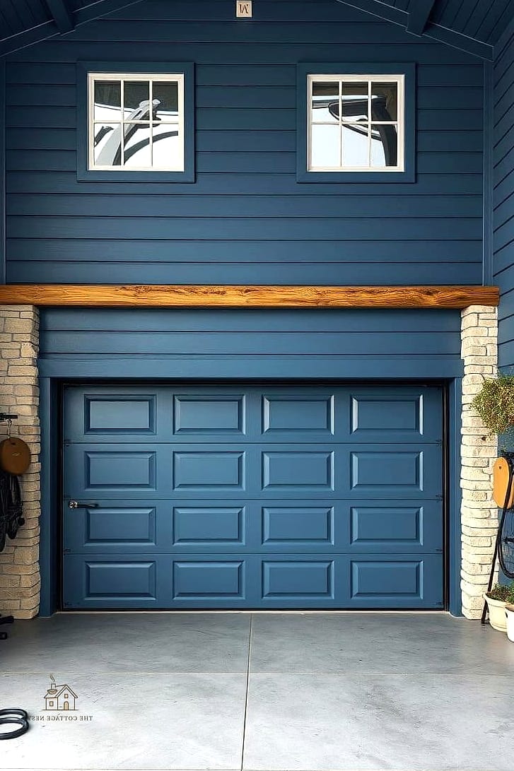 50 Amazing Garage Paint Colors Walls Ideas on a Budget 17 Cool Steel Blue