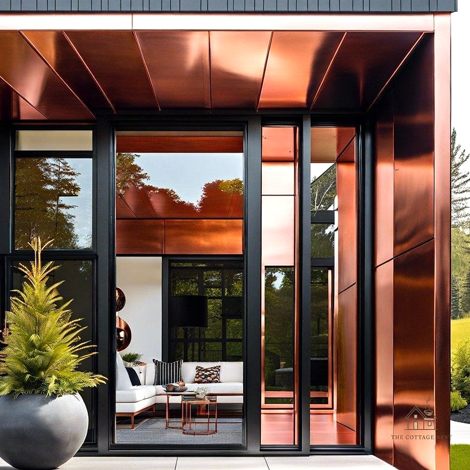 40 Cozy Modern Garden Ideas Worth Pinning 31 Copper Accents That Age Naturally