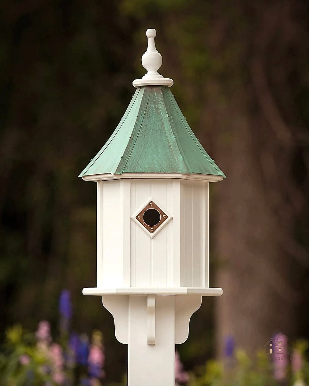 15 Chic Bird House Painting Ideas for a Beautiful Home 15 Copper Patina Finish