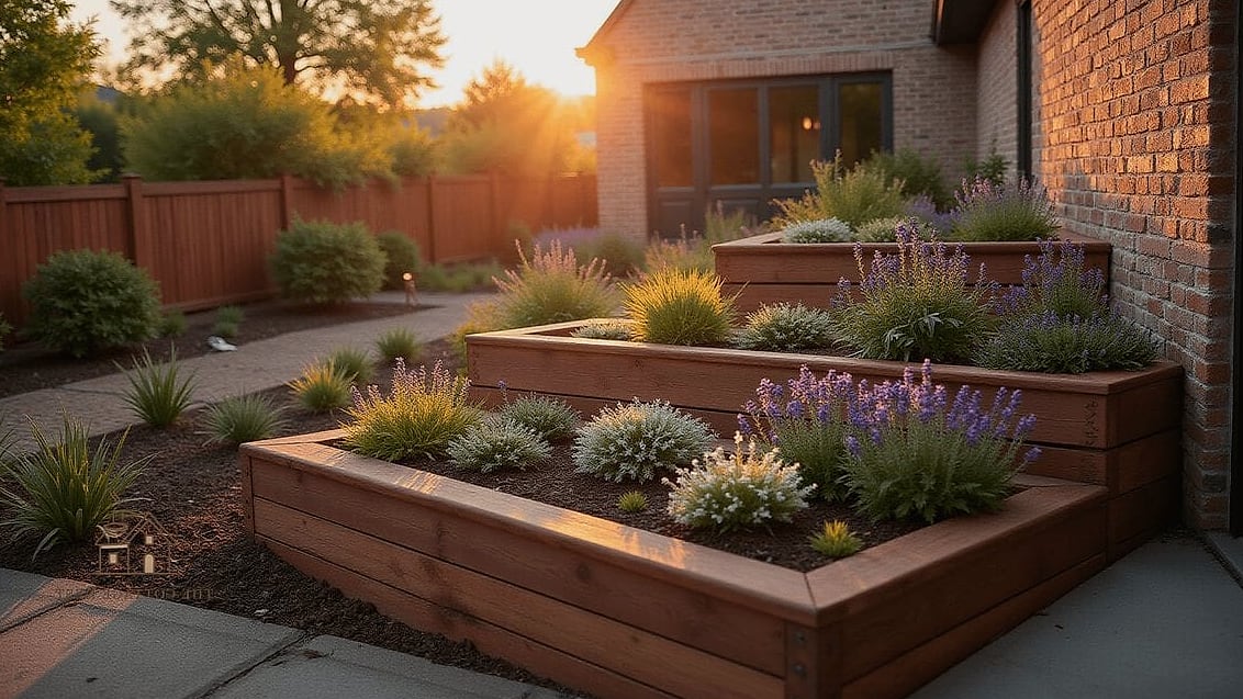 45 Stunning Corner Flower Bed Ideas You'll Absolutely Love 20 Corner Bed Framed by Low Hedging