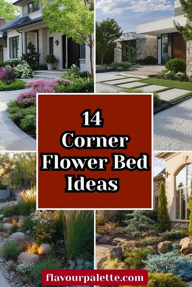 45 Stunning Corner Flower Bed Ideas You'll Absolutely Love 26 Corner Bed with Mixed Container Plants