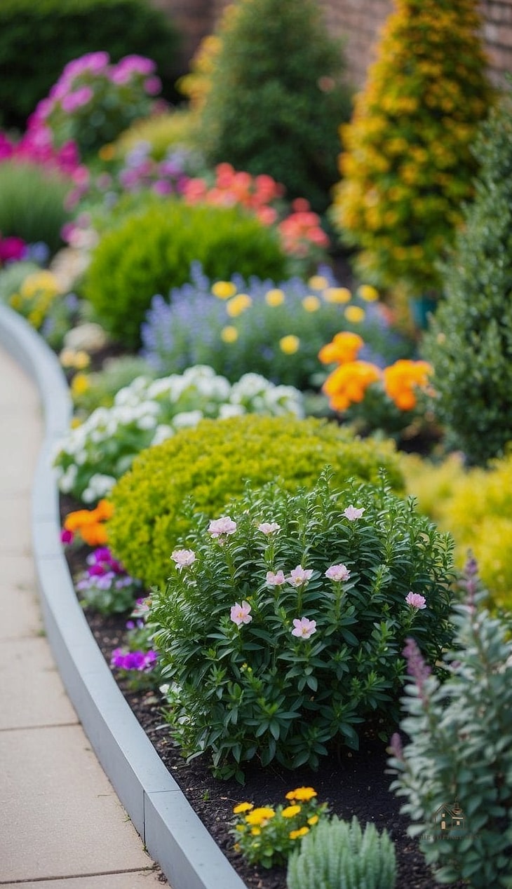 45 Stunning Corner Flower Bed Ideas You'll Absolutely Love 29 Corner Bed Divided by a Garden Path