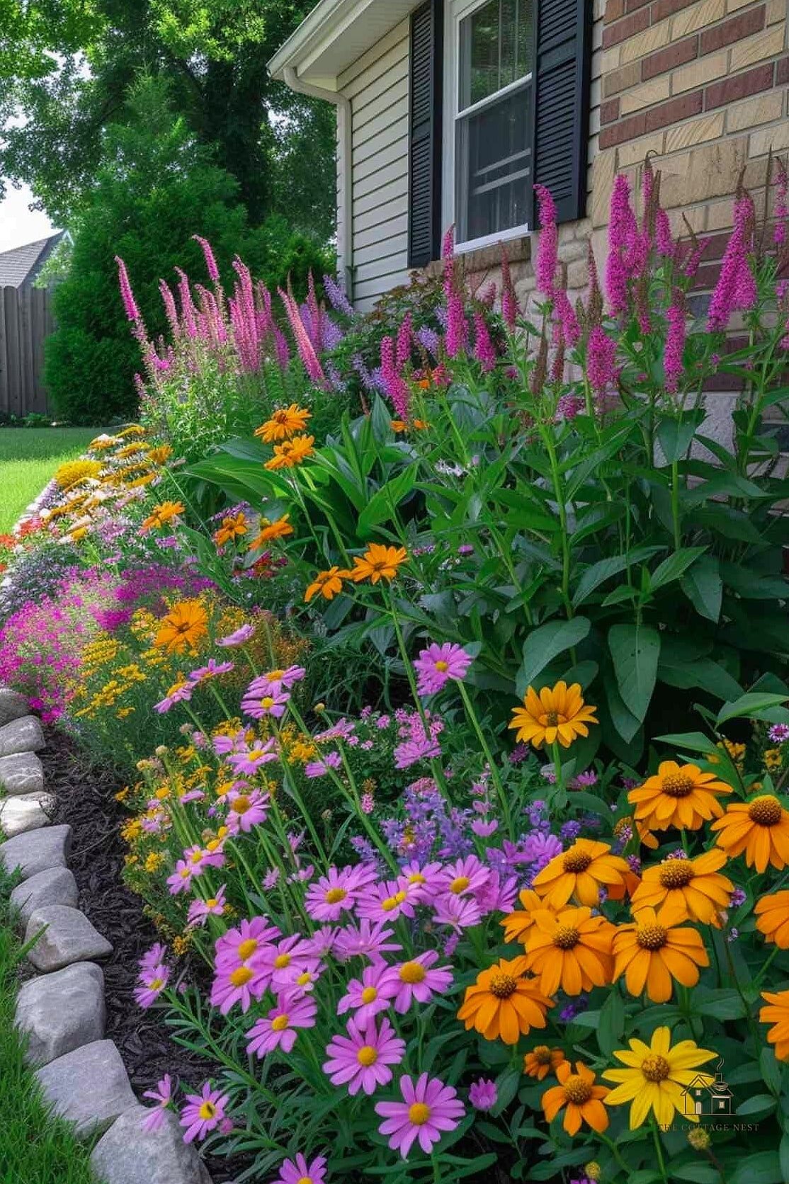 45 Stunning Corner Flower Bed Ideas You'll Absolutely Love 16 Corner Herb and Flower Combo