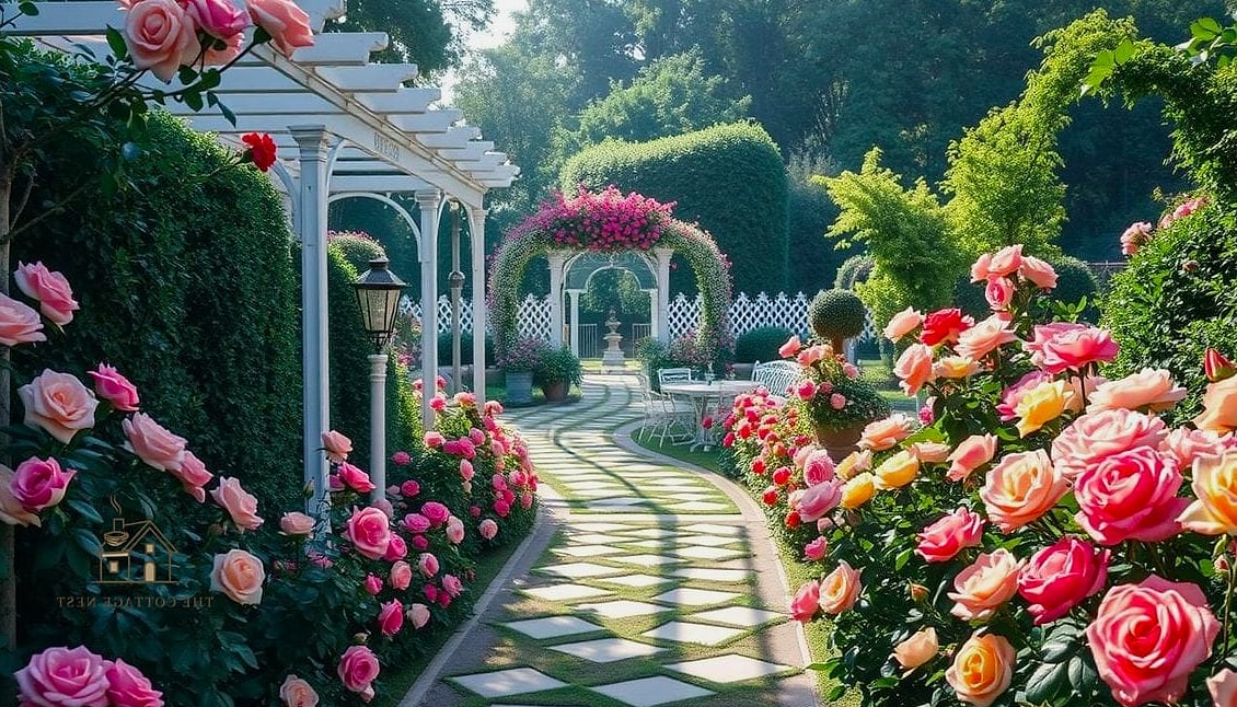 45 Stunning Corner Flower Bed Ideas You'll Absolutely Love 25 Corner Rose Garden