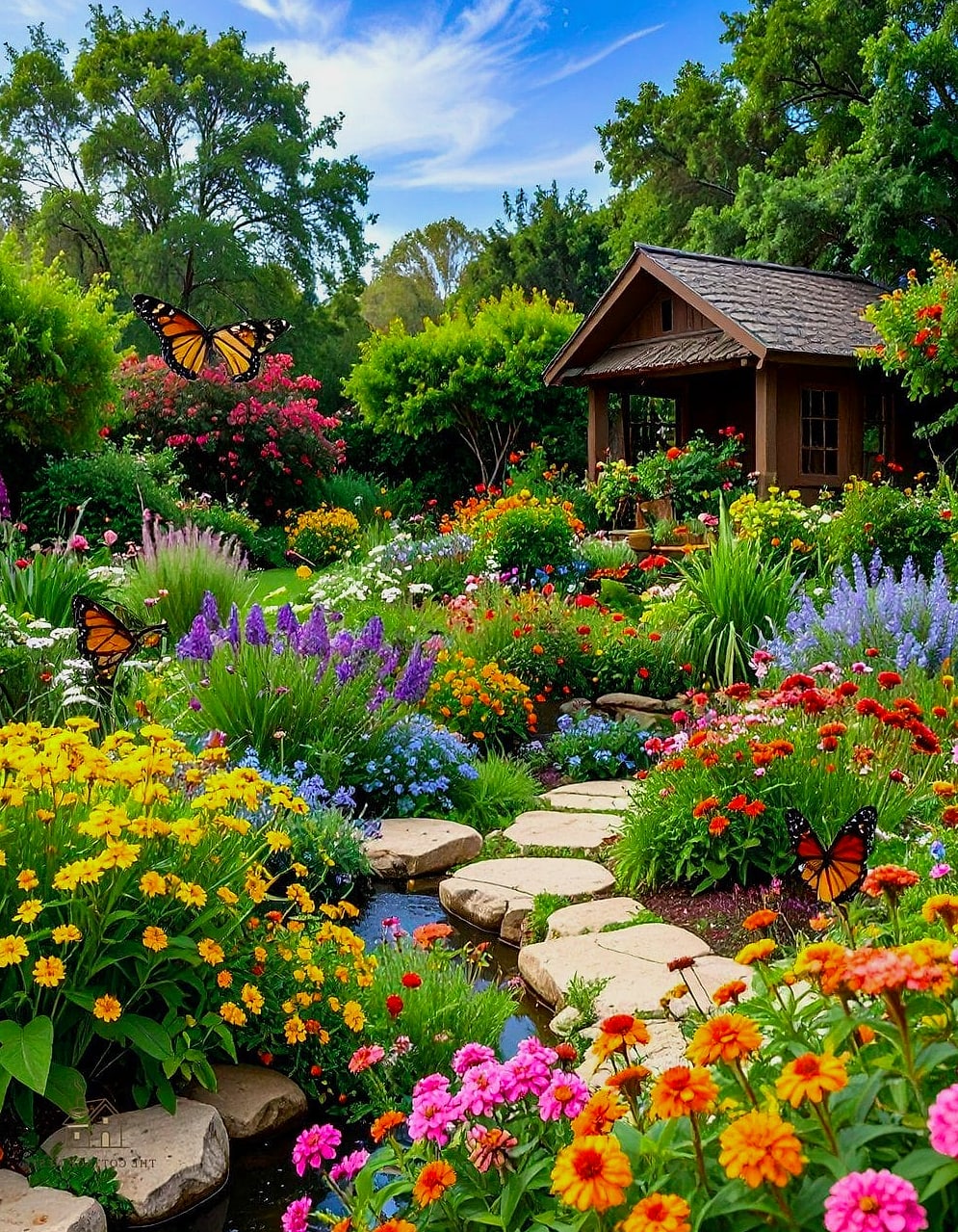 30 Dreamy Florida Landscaping Ideas to Try This Season 29 Cottage-Style Butterfly Bush Border