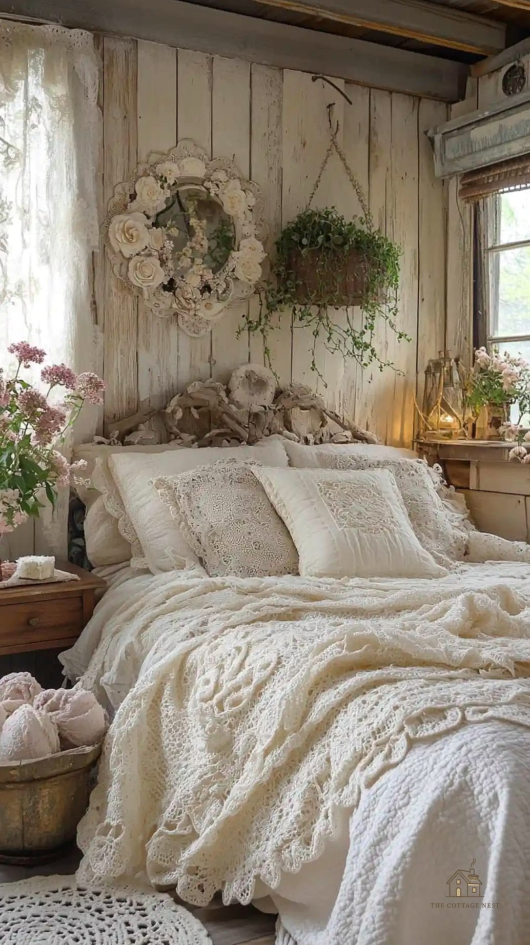 Crocheted or Lace Bedding