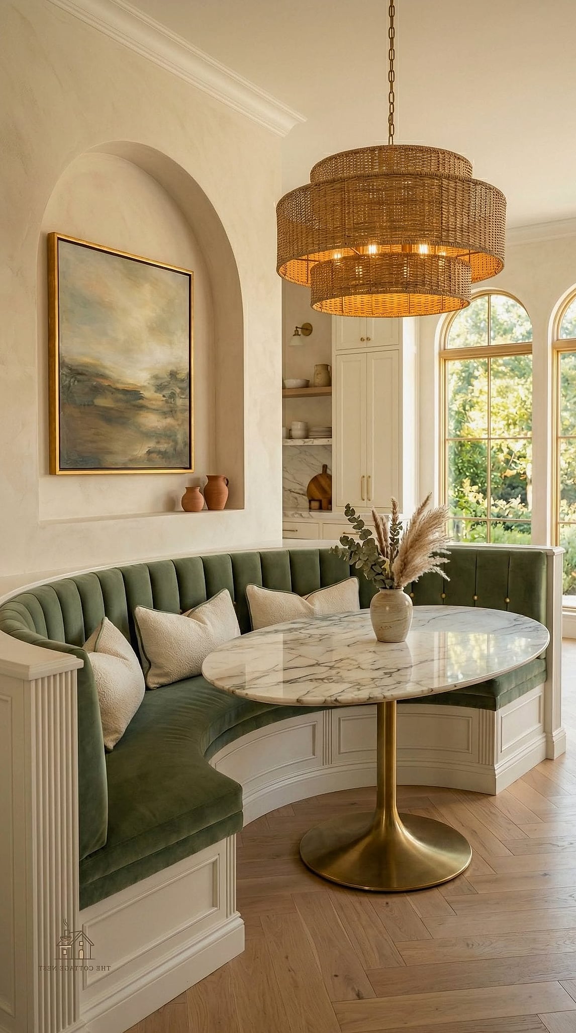 Curved Banquette Seating