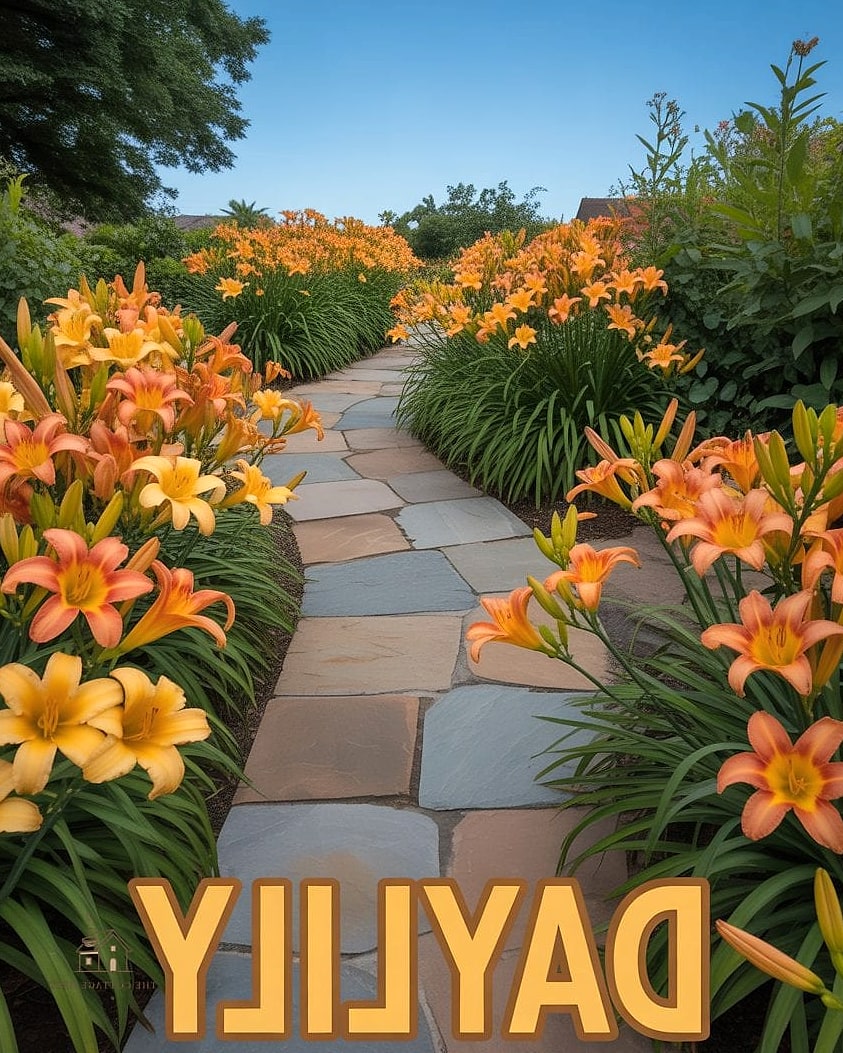 50 Beautiful Garden Border Ideas to Transform Your Space 33 Daylily Border