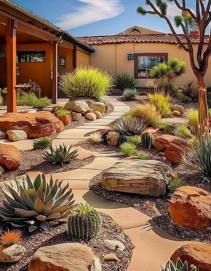 Desert-Style Rock Garden