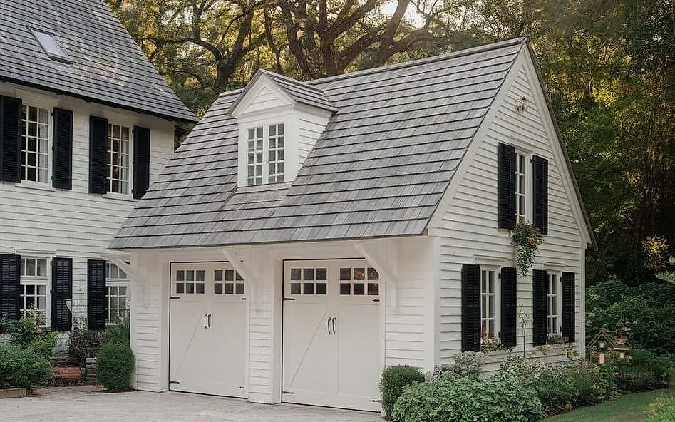 35 Stunning Detached Garage Ideas You'll Absolutely Love 16 Detached Garage with Dutch Doors