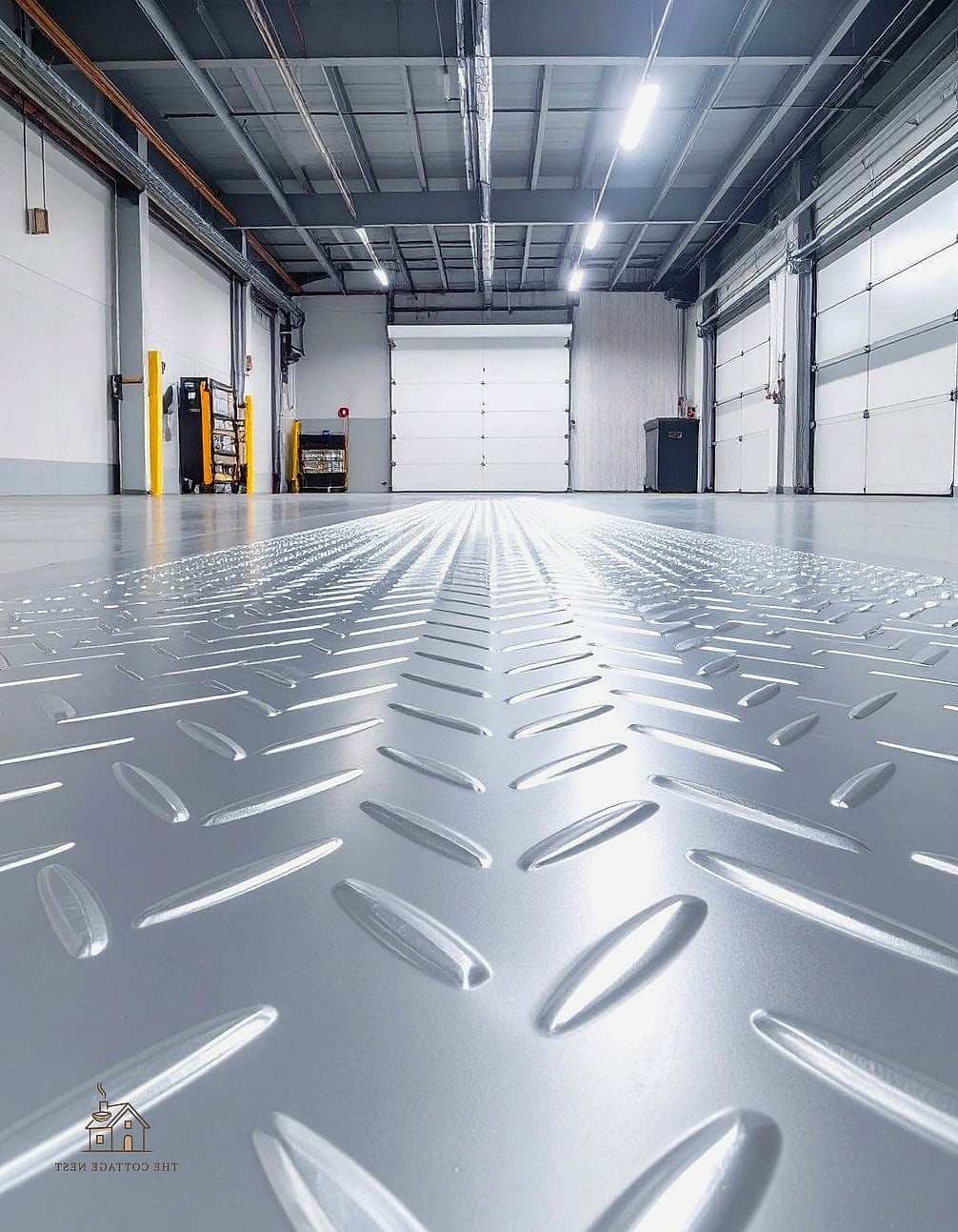 25 Chic Garage Floor Ideas for a Beautiful Home 19 Diamond-Pattern Rubber Mats