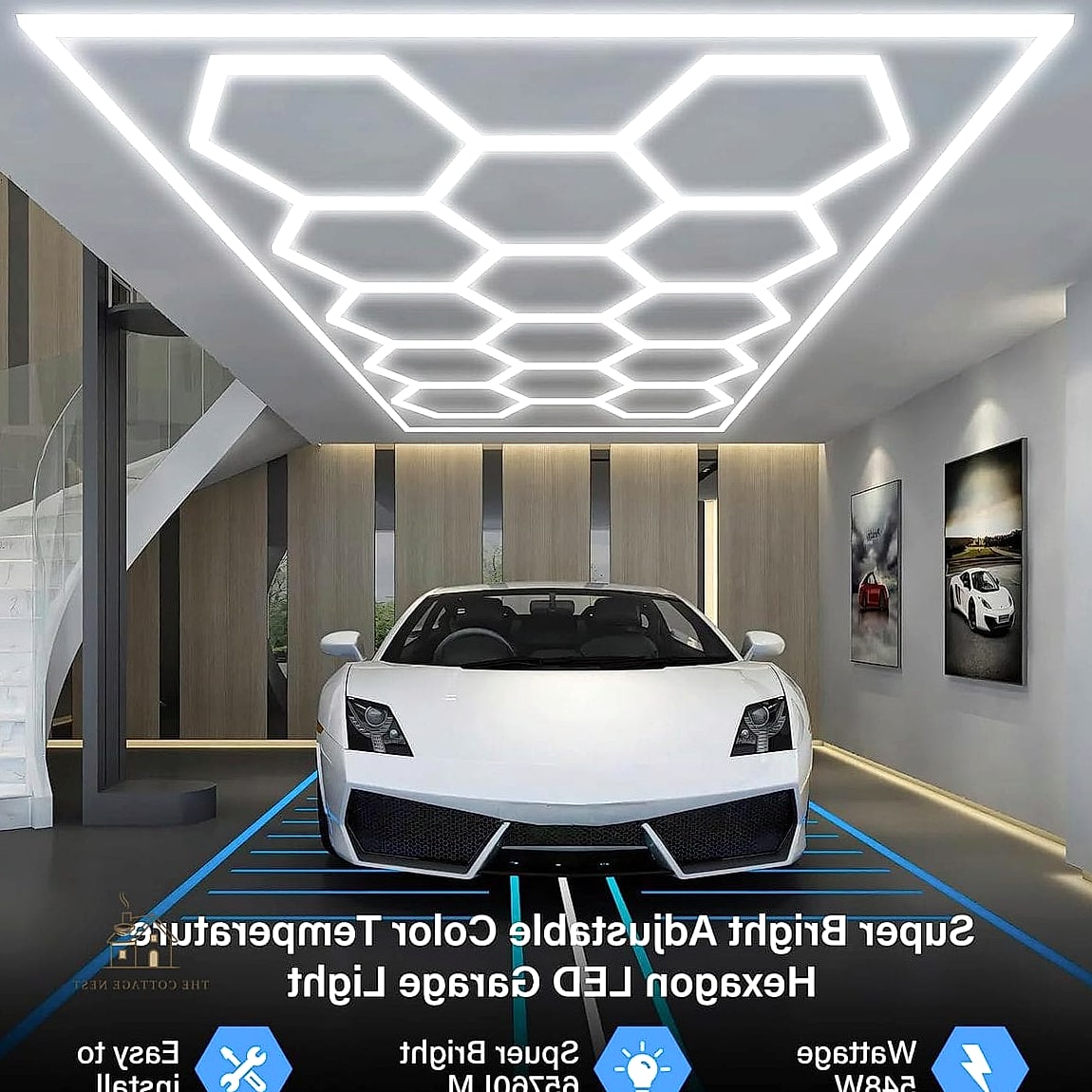 45 Stunning Garage Lighting Ideas You'll Absolutely Love 25 Dimmable LED Fixtures
