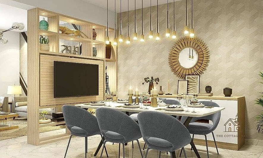 30 Amazing Dining Room Decor Ideas on a Budget 27 Display a Rotating Art Print