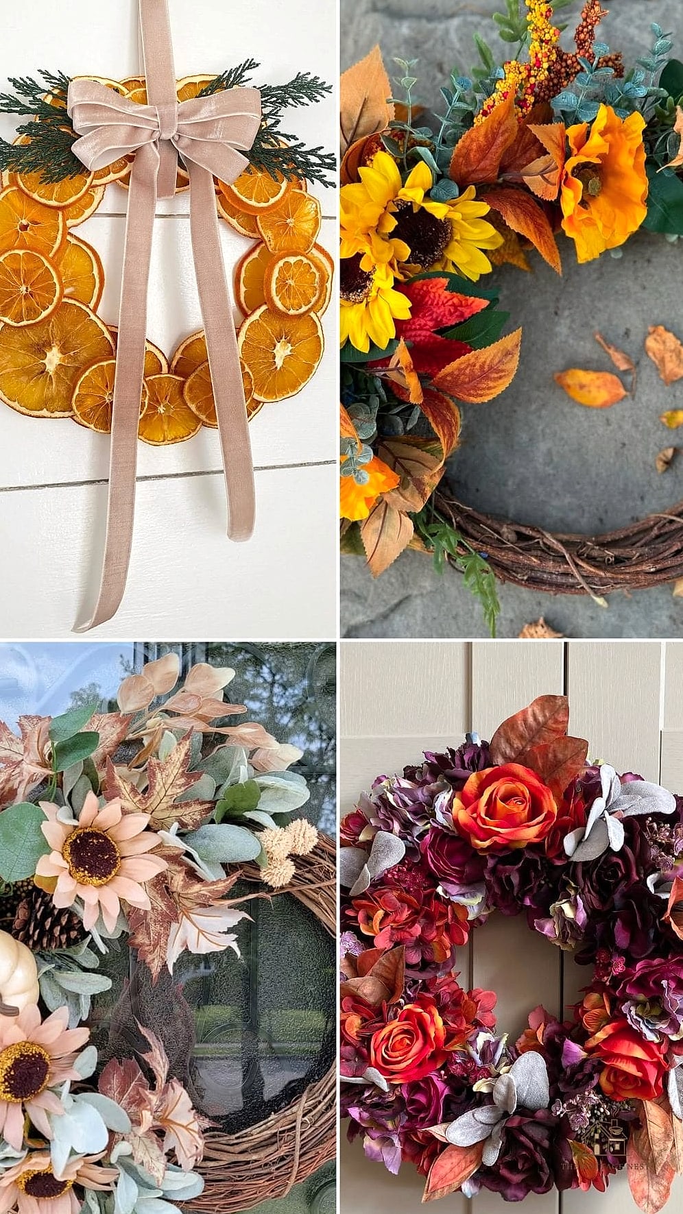 20 Dreamy Fall Wreaths For Front Door to Try This Season 21 DIY Photo-Ready Wreath