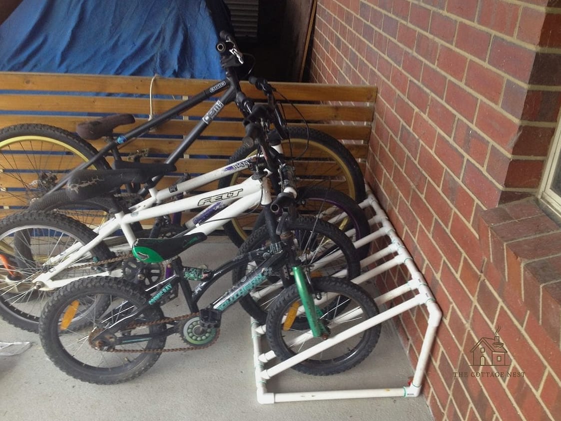 DIY PVC Pipe Bike Rack