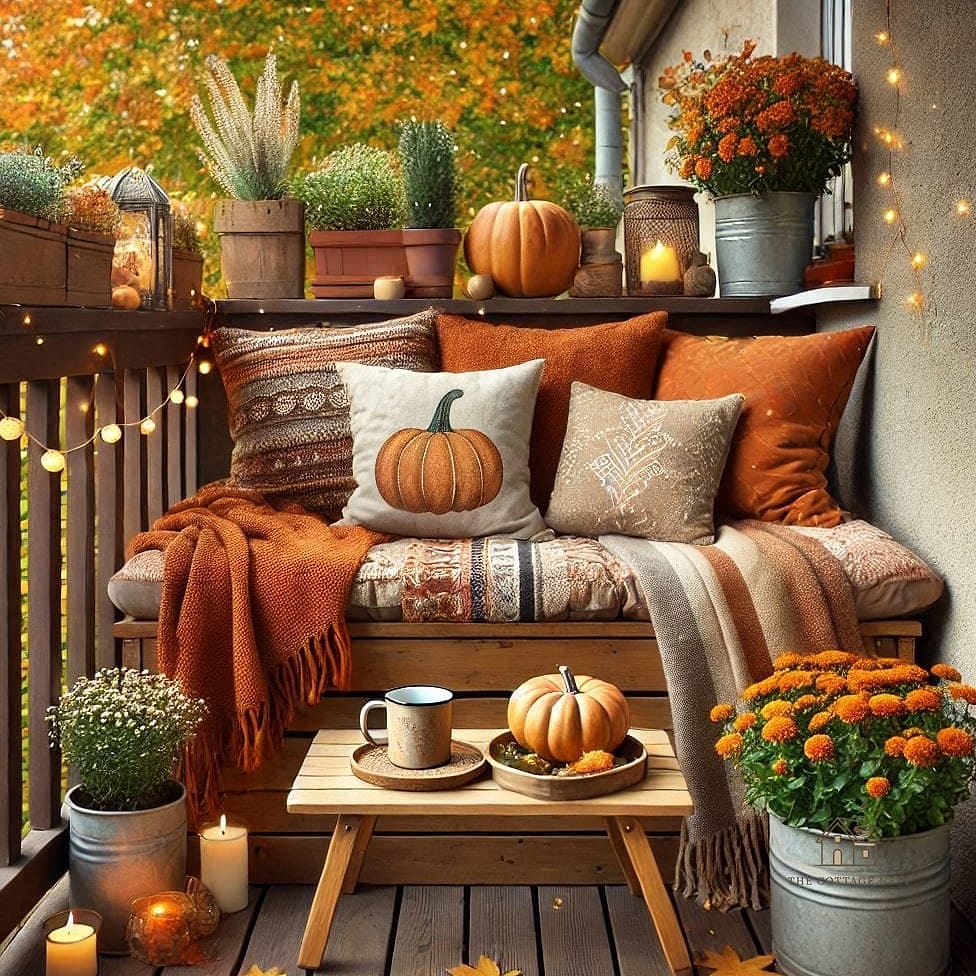 30 Cozy Fall Balcony Decor Apartment Worth Pinning 13 Dried Wheat or Pampas Grass Arrangements