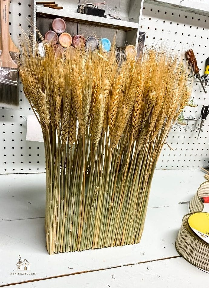 40 Clever Fall Front Porch Decor Ideas for Every Style 8 Dried Wheat Bundles