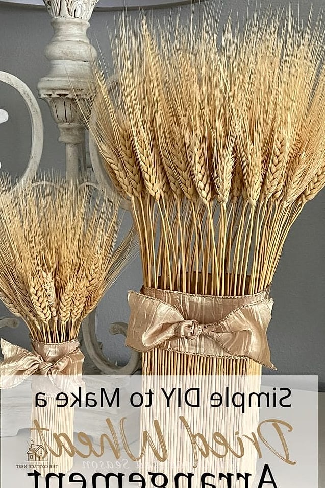 30 Stunning Fall Kitchen Decor Ideas That'll Make You Want to Cook All Season 5 Dried Wheat and Pampas Grass Arrangements