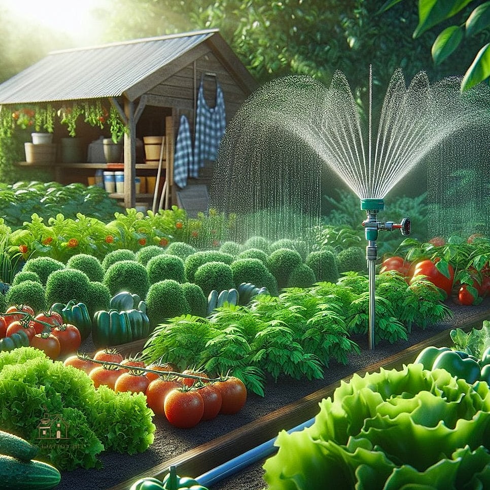 50 Clever Vegetable Garden Ideas for Every Style 43 Drip Irrigation Garden Setup