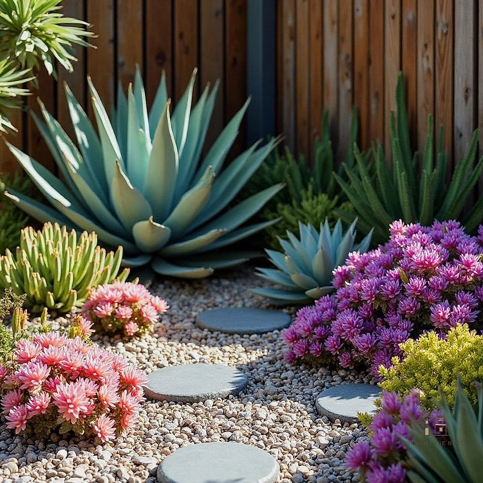 45 Stunning Corner Flower Bed Ideas You'll Absolutely Love 19 Drought-Tolerant Xeriscape Corner