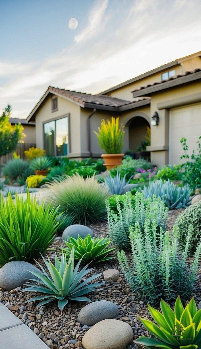 45 Gorgeous Front Yard Garden Ideas That Are Totally Doable 28 Drought-Tolerant Ground Cover Instead of Grass
