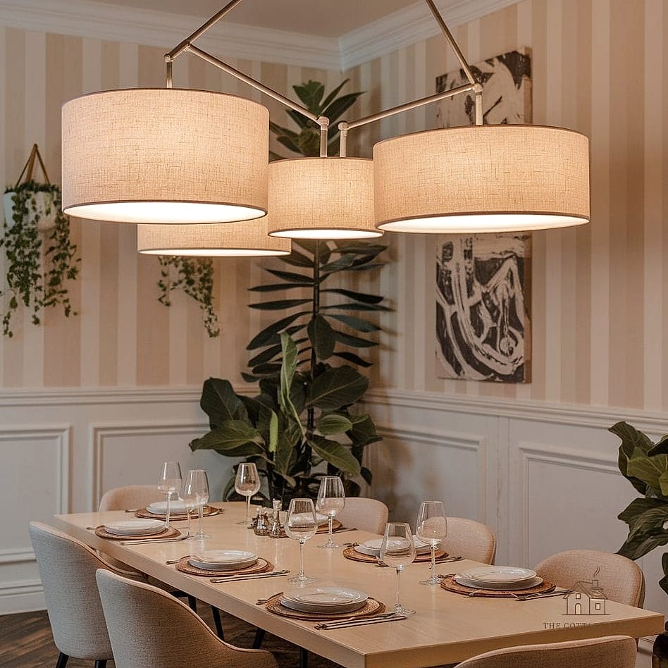 25 Creative Dining Room Chandelier Ideas That Will Inspire You 7 Drum Shade Chandelier