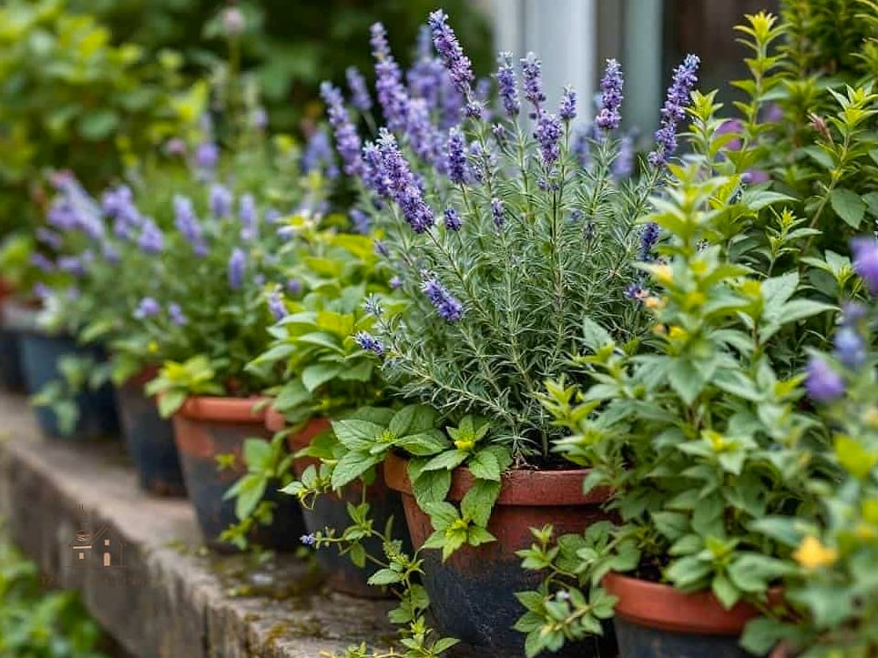 35 Brilliant Cottage Garden Ideas to Copy Right Now 36 End With a Fragrant Herb Path Border